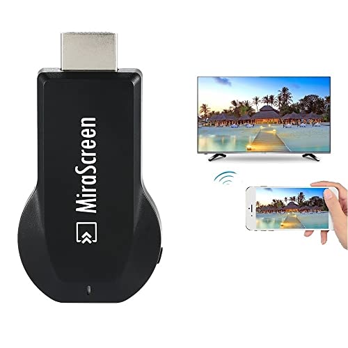 SmartSee MiraScreen Wireless Display Adapter 1080P HDMI Screen Mirroring Media Player TV Stick for Tablet Smartphone