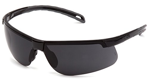 Pyramex Ever-Lite Lightweight Safety Glasses, Dark Gray H2X Anti-Fog Lens