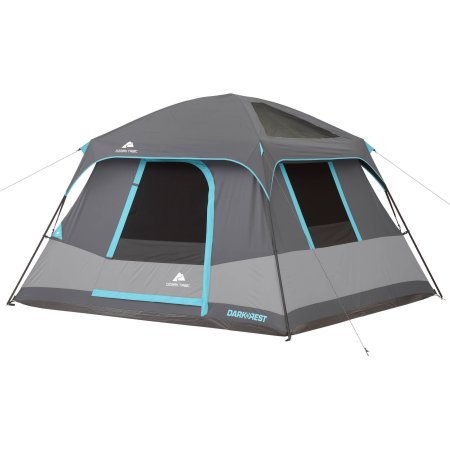 Ozark Trail 10′ x 9′ Dark Rest Frp Cabin Tent, Sleeps 6