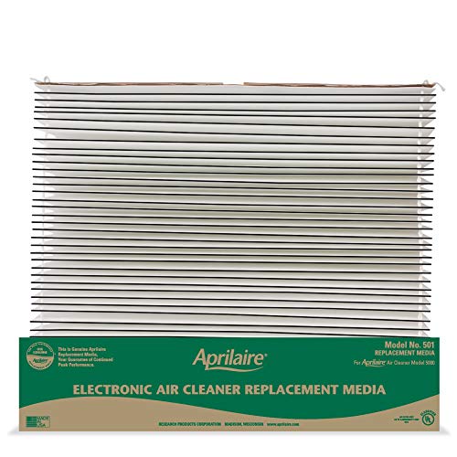 AprilAire 501 Replacement Filter for AprilAire 5000 Whole-House Air Purifier – MERV 15 Equivalent, 16x25x6 Air Filter (Pack of 4)