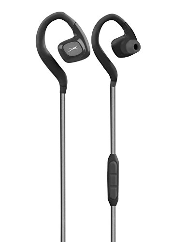 Altec Lansing MZX499 Waterproof Sweatproof Flexible Adjustable Ear Tip Behind The Ear Earbuds with 6 Hours of Battery Life and Microphone For Handsfree Calling and Easy Song Navigation