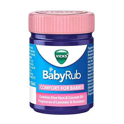 Vicks BabyRub Soothing Vapour Ointment for Babies (25 ml – 0.85 oz) Made in India