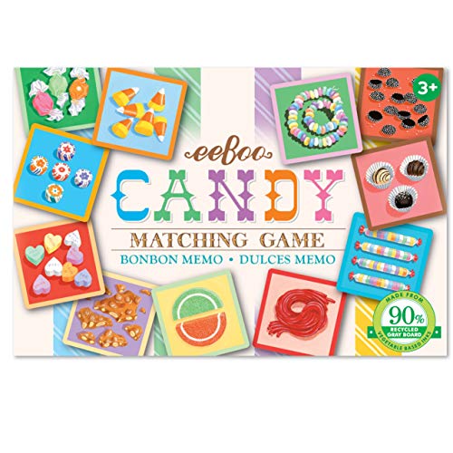eeBoo: Candy Memory and Matching Little Game, Sharpens Recognition, Concentration and Memory Skills, For Ages 3 and Up, Provides Interaction Between Child and Parent