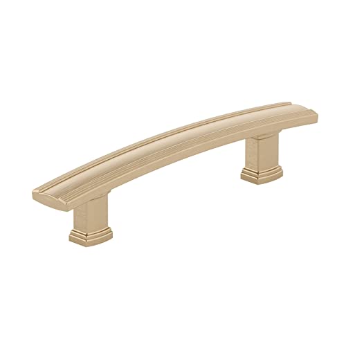 Richelieu Hardware BP707096CHBRZ Marsala Collection 3 25/32 in (96 mm) Center Champagne Bronze Transitional Cabinet Pull