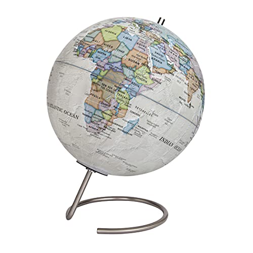Waypoint Geographic Magneglobe Date World Globe with Stand-Includes 32 Magnetic Pins for Marking Travels and Fun Points of Interest (Classic Ocean)