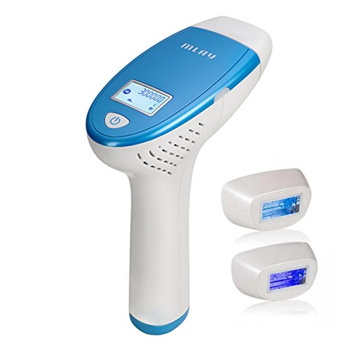 MLAY T1 Face and Body Hair Removal System – Painless Permanent Hair Removal Device for Women & Man – 300,000 Flashes – For Hair Removal+Skin Rejuvenation+AC