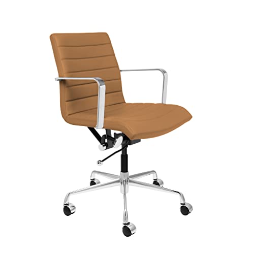 Laura Davidson Furniture SOHO II Ribbed Management Office Chair (Tan)