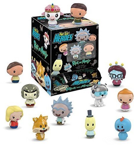 Funko Pint Size Heroes: Rick & Morty – Rick & Morty (One Mystery Figure) Collectible Toy
