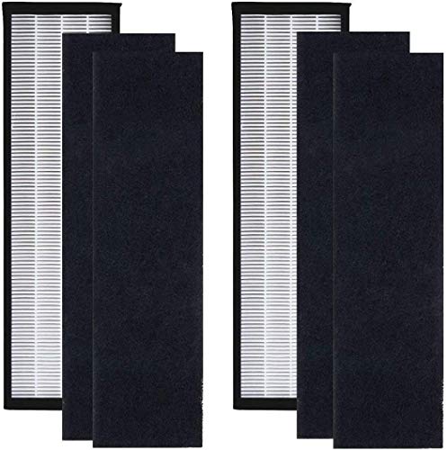 2 Pack True HEPA Replacement Filter for GermGuardian FLT5000/FLT5111 AC5000 Series Models AC5000E, AC5250PT, AC5300B, AC5350W by Seelong