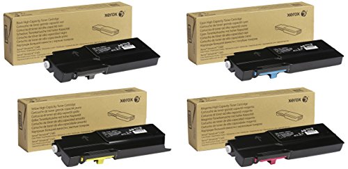 Xerox VersaLink C400/C405 Cyan, Magenta, Yellow, and Black High Capacity Toner Cartridge Multi-Pack (5,000 Pages) – 106R03512, 106R03513