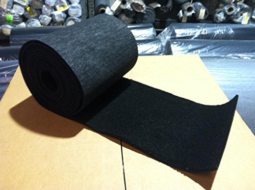 Black Bunk Carpet – 12 inches Wide – Marine Outdoor Runners (25 feet)