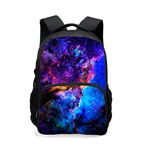 backpack teen,CAIWEI Universe Space TrendyMax Galaxy Pattern Backpack Cute for School (Starry sky 6)