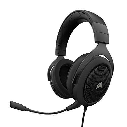 Corsair CA-9011170-NA HS50 Stereo Gaming Headset, Carbon