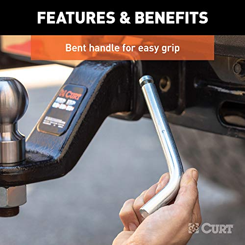 CURT 21507 Heavy-Duty Trailer Hitch Pin & Clip with Grooved Head, 5/8-Inch Diameter, Fits 2-1/2 or 3-Inch Receiver | The Storepaperoomates Retail Market - Fast Affordable Shopping