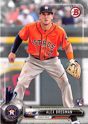 2017 Bowman #75 Alex Bregman Houston Astros Rookie Baseball Card
