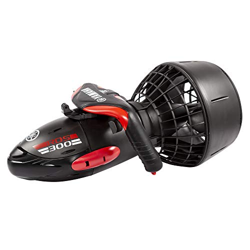 Yamaha Seascooter RDS300 with Camera Mount Recreational Dive Series Underwater Scooter , Black / Red, Large