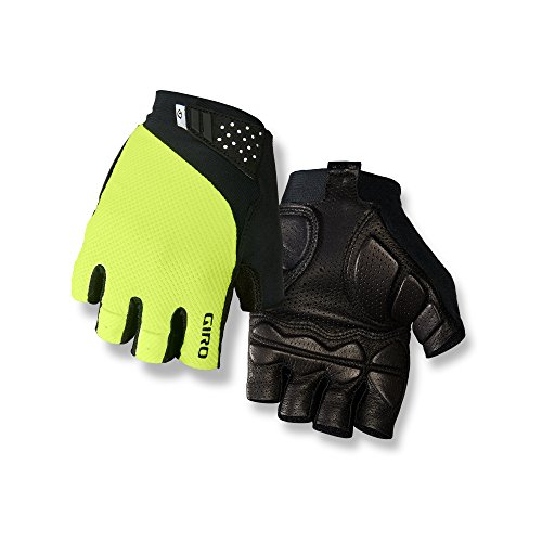 Giro Monaco II Gel Mens Road Cycling Gloves – Highlight Yellow (2021), Large