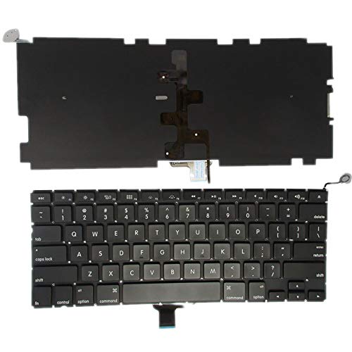 SUNMALL Backlight A1278 Keyboard Replacement with Backlit Compatible with MacBook Pro 13″ 2009-2015 Years US Layout MD313 MD314 MC374 MC375 MB466 MB467 MC700 MC724 MB990 Series Laptop