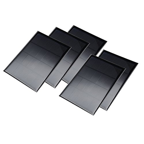 uxcell 5Pcs 5V 300mA Poly Mini Solar Cell Panel Module DIY for Light Toys Charger 104mm x 140mm