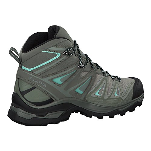 Salomon X Ultra 3 MID Gore-TEX Hiking Boots for Women, Shadow/Castor Gray/Beach Glass, 9.5 | The Storepaperoomates Retail Market - Fast Affordable Shopping