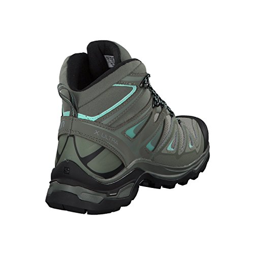 Salomon X Ultra 3 MID Gore-TEX Hiking Boots for Women, Shadow/Castor Gray/Beach Glass, 9.5 | The Storepaperoomates Retail Market - Fast Affordable Shopping