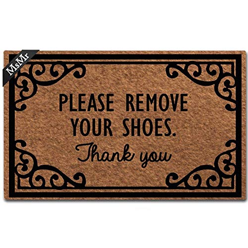 MsMr Doormat Entrance Floor Mat Take Off Shoes Mat Indoor Decorative Home and Office Door Mat 30 by 18 Inch | The Storepaperoomates Retail Market - Fast Affordable Shopping