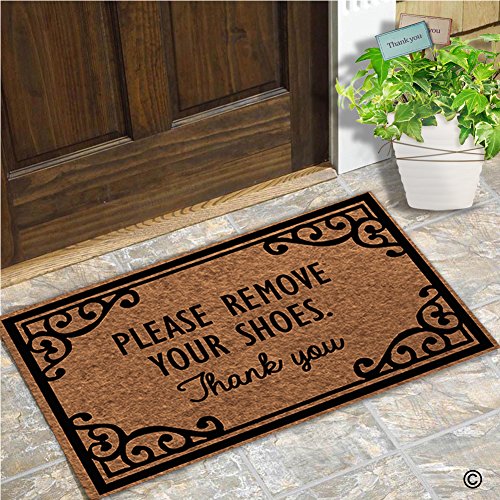 MsMr Doormat Entrance Floor Mat Take Off Shoes Mat Indoor Decorative Home and Office Door Mat 30 by 18 Inch | The Storepaperoomates Retail Market - Fast Affordable Shopping