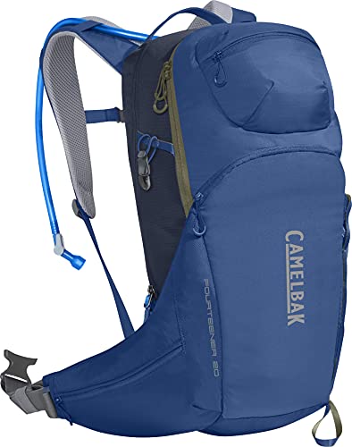 CamelBak Fourteener 20 100 oz Hydration Pack, Galaxy Blue/Navy Blazer