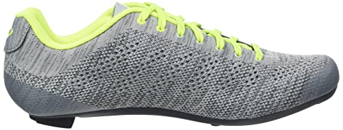 Giro Empire E70 Knit Mens Road Cycling Shoe − 40, Grey Heather/Highlight Yellow (2021) | The Storepaperoomates Retail Market - Fast Affordable Shopping