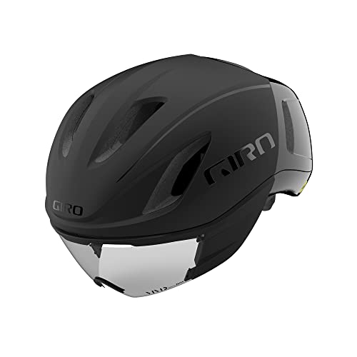 Giro Vanquish MIPS Adult Road Cycling Helmet – Matte Black/Gloss Black, Large (59-63 cm)