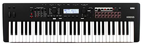 Korg Kross 2 61-Key Performance Synthesizer Workstation with Increased Sounds, Sampling and Trigger Pads
