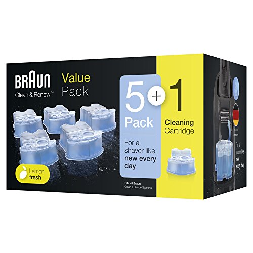 Braun CCR5+1 Clean & Renew Cleaning Cartridge, 6 Piece