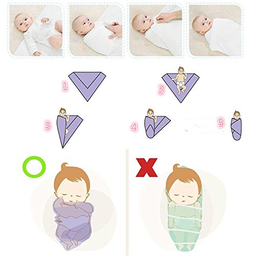 AIVIAI Muslin Baby Swaddle Blankets Baby Long Ripple Wrap Toddler Blankets | The Storepaperoomates Retail Market - Fast Affordable Shopping