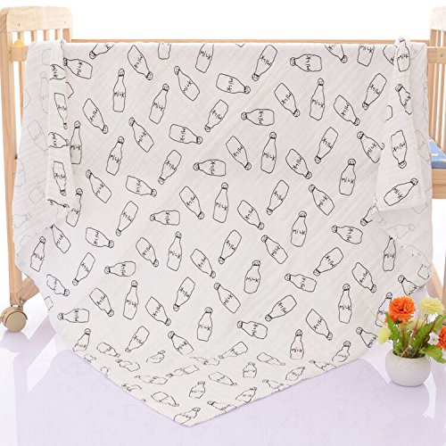 AIVIAI Muslin Baby Swaddle Blankets Baby Long Ripple Wrap Toddler Blankets | The Storepaperoomates Retail Market - Fast Affordable Shopping