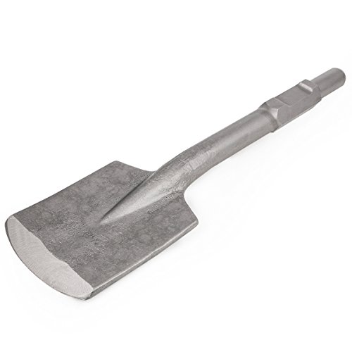 XtremepowerUS Hex Shank Asphalt Cutter Bit for Electric Demolition Jack Hammer 1-1/8″ Chisel Shovel Scoop Breaker