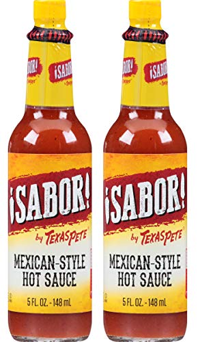 Texas Pete Sauce Hot Sabor Mexican-Style Hot Sauce (Pack of 2)