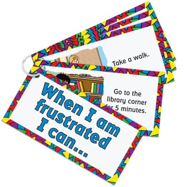 Really Good Stuff When I Am Frustrated Card Set for The Classroom or at Home Kids Activity – Grade K-3 – Help Kids Identify Emotions with Techniques on How to Manage Feelings and Emotions