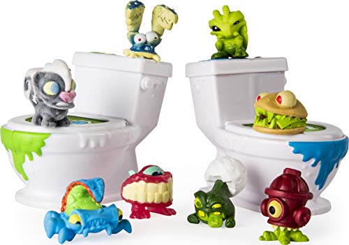 FLUSH FORCE – Series 1 – Bizarre Bathroom Collectible 8-Pack Figures (Color/Styles May Vary)