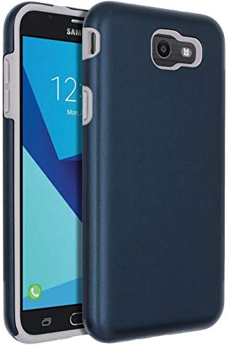 SENON Slim-fit Shockproof Anti-Scratch Anti-Fingerprint Protective Case Cover for Samsung Galaxy J7 V 2017,Galaxy J7 2017,Galaxy J7 Sky Pro,Galaxy J7 Perx,Galaxy J7 2017(AT&T),Blue