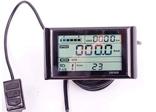 NBPOWER 36V/48V60V/72V SW900 Large Screen LCD Display Meter for Ebike Scooter