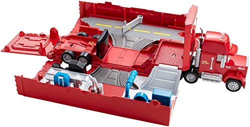 Disney Cars Toys Mack Hauler, Movie Playset, Toy Truck and Transporter, Racing Details for Story and Competition Play, Ages 4 and Up