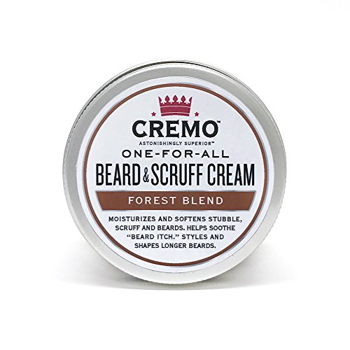 Cremo Beard and Scruff Cream, Forest Blend, 4 Ounce (Pack of 12)