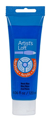 Artist’s Loft Acrylic Paint, 4 oz (Neon Blue)