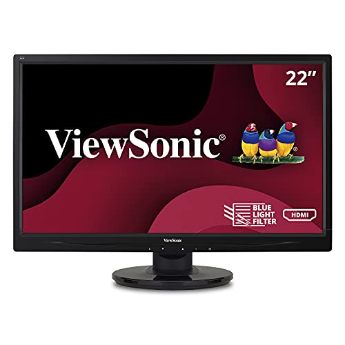 ViewSonic VA2246MH-LED 22in 1080p LED Monitor HDMI, VGA (Renewed)