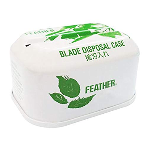 Feather Blade Tin Disposal Case