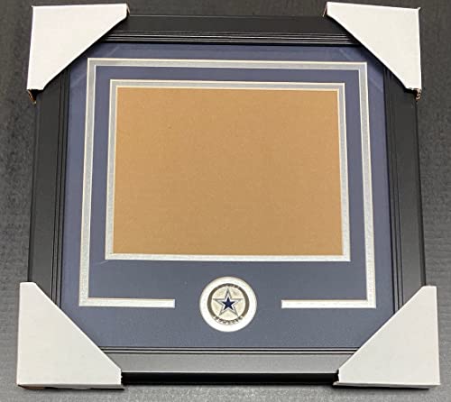 DALLAS COWBOYS Medallion Frame Kit 8×10 Photo Double Mat HORIZONTAL