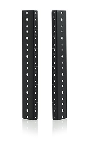 Gator Rackworks Heavy Duty Steel Rack Rail Set; 6U Rack Size (GRW-RACKRAIL-06U)