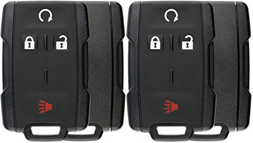 KeylessOption Keyless Entry Remote Control Car Key Fob Case Shell Button Pad Outer Cover for M3N-32337100 (Pack of 2)
