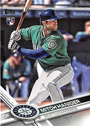 Mitch Haniger baseball card (Seattle Mariners OF) 2017 Topps #433 Rookie