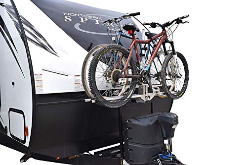 Futura GP RV Bike Rack for Travel Trailer Tongue A-Frame Bike Rack Bike Hitch Mount Rack (2-Inch Reicever)
